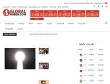 Tablet Screenshot of global-haber.com